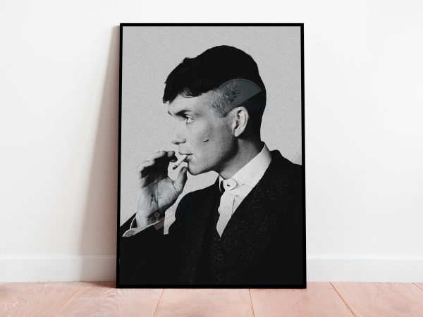 Tommy Shelby Peaky Blinders Smoking Poster